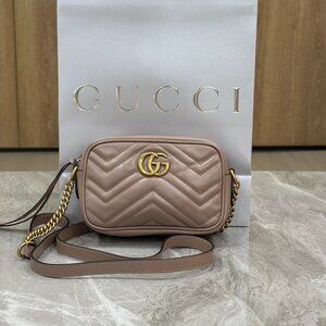 GUCCI Tan Mini Camera Bag